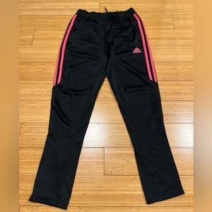 Adidas Tiro Climacool Youth Jogger Track Pants Black Pink Size M